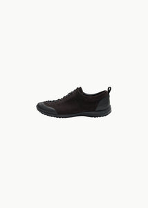 vibram lace-up sneakers, dark brown