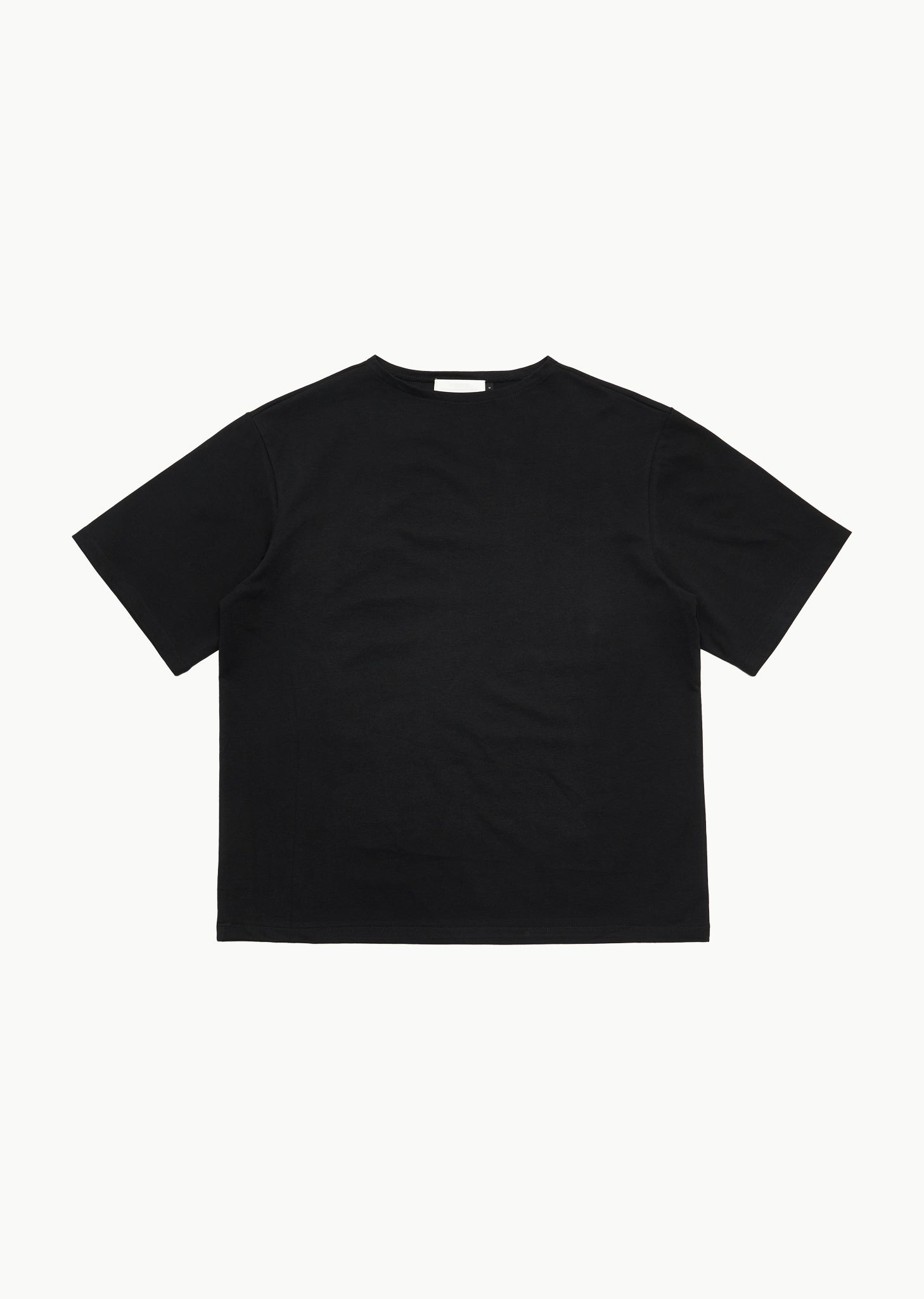 boat neck t-shirt, black