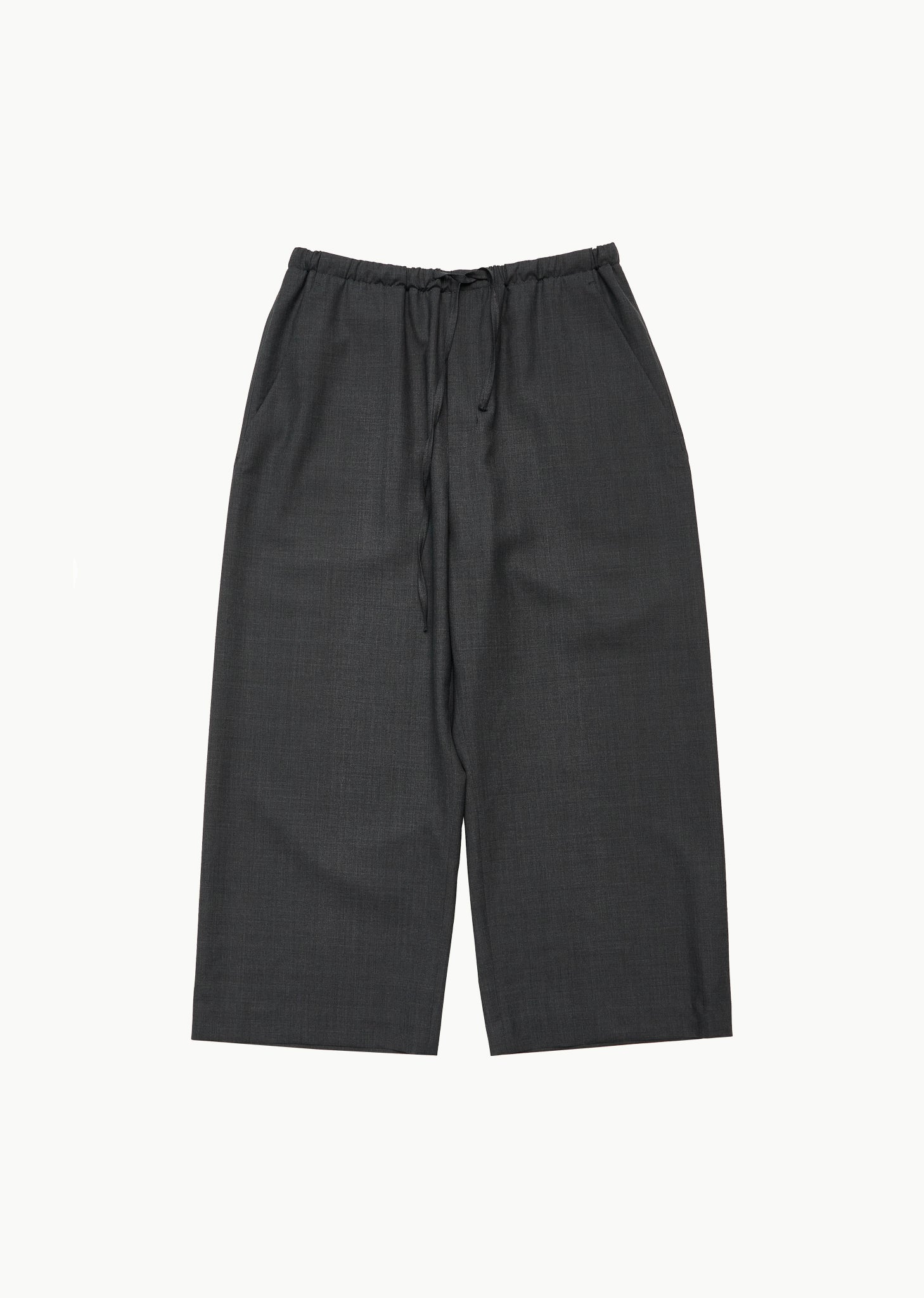 men's wool capri pants, grey