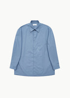 square pocket oversized shirt, blue - Image 1