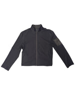 slim fit zip up jumper, brown - Image 1
