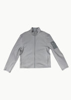slim fit zip up jumper, grey - Image 1