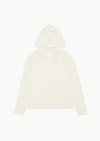 jersey hooded jumper, ivory - Image 1
