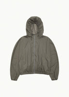 nylon raglan hooded jumper, khaki - Image 1