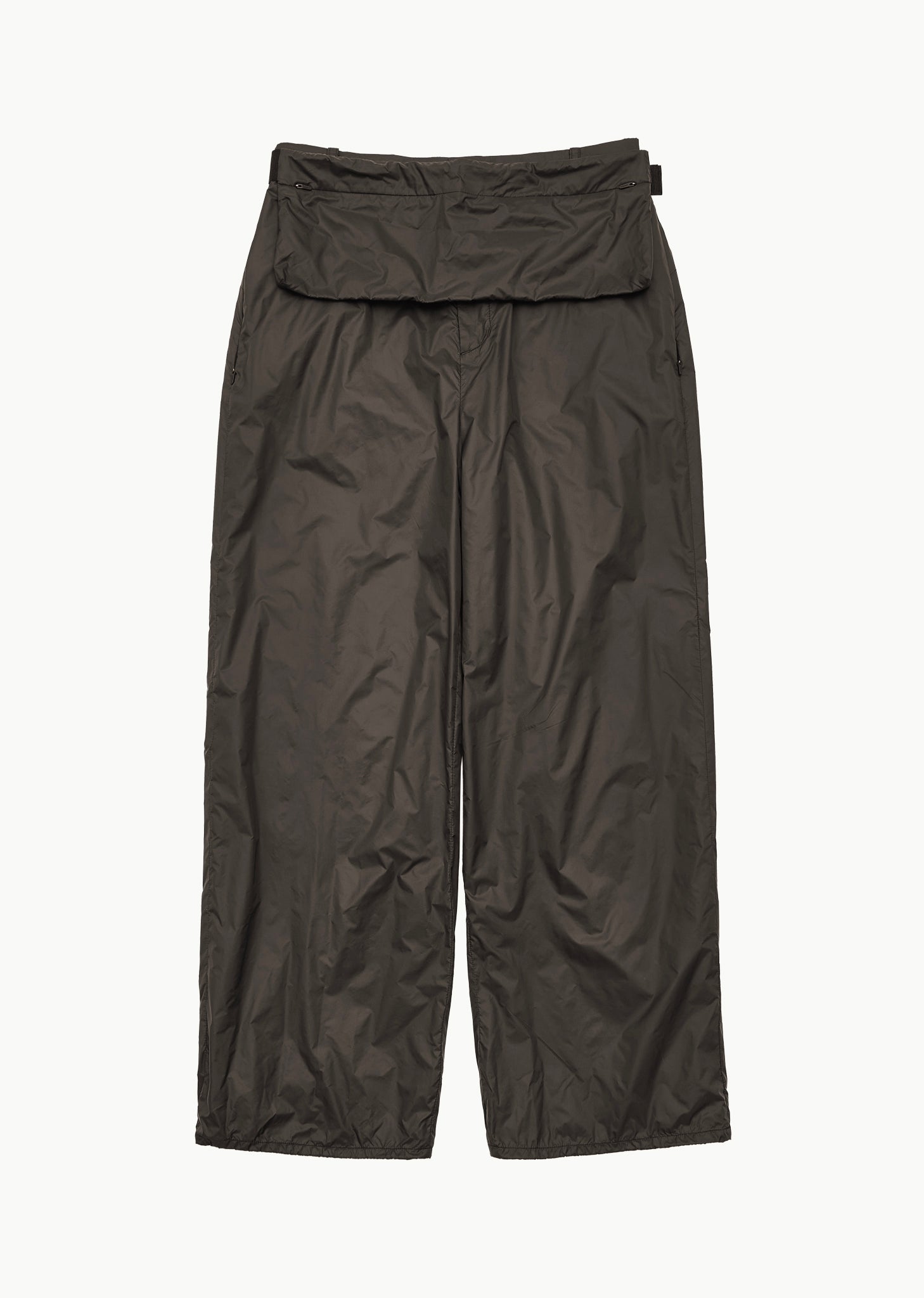 belt bag pants, brown