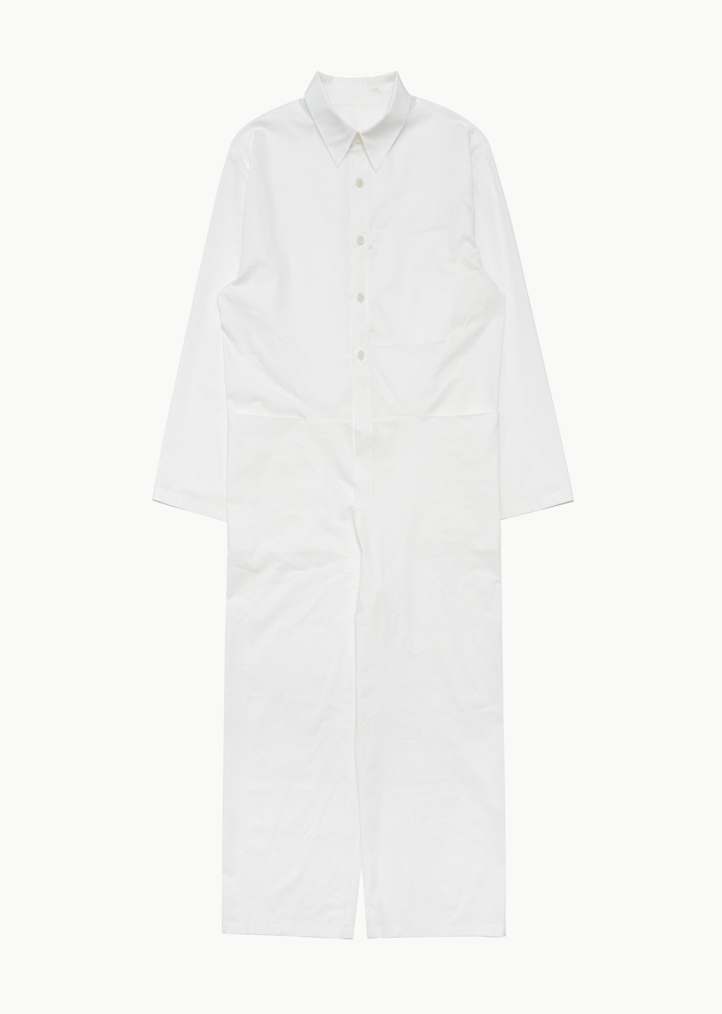 pocket jumpsuit, white