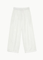 drawstring pants, white - Image 1