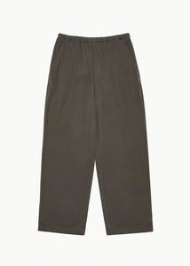 easy banding pants, brown