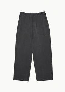 easy banding pants, charcoal