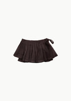 pleated belt, brown - Image 1