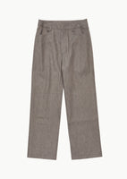 colored straight fit denim, brown - Image 1