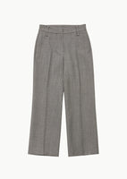 wool flared pants, beige - Image 1