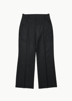 wool flared pants, black - Image 1