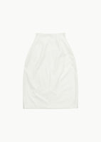 curved silhouette skirt, white - Image 1