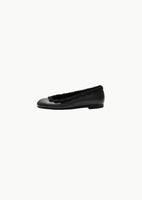 crochet lace flats, black - Image 1
