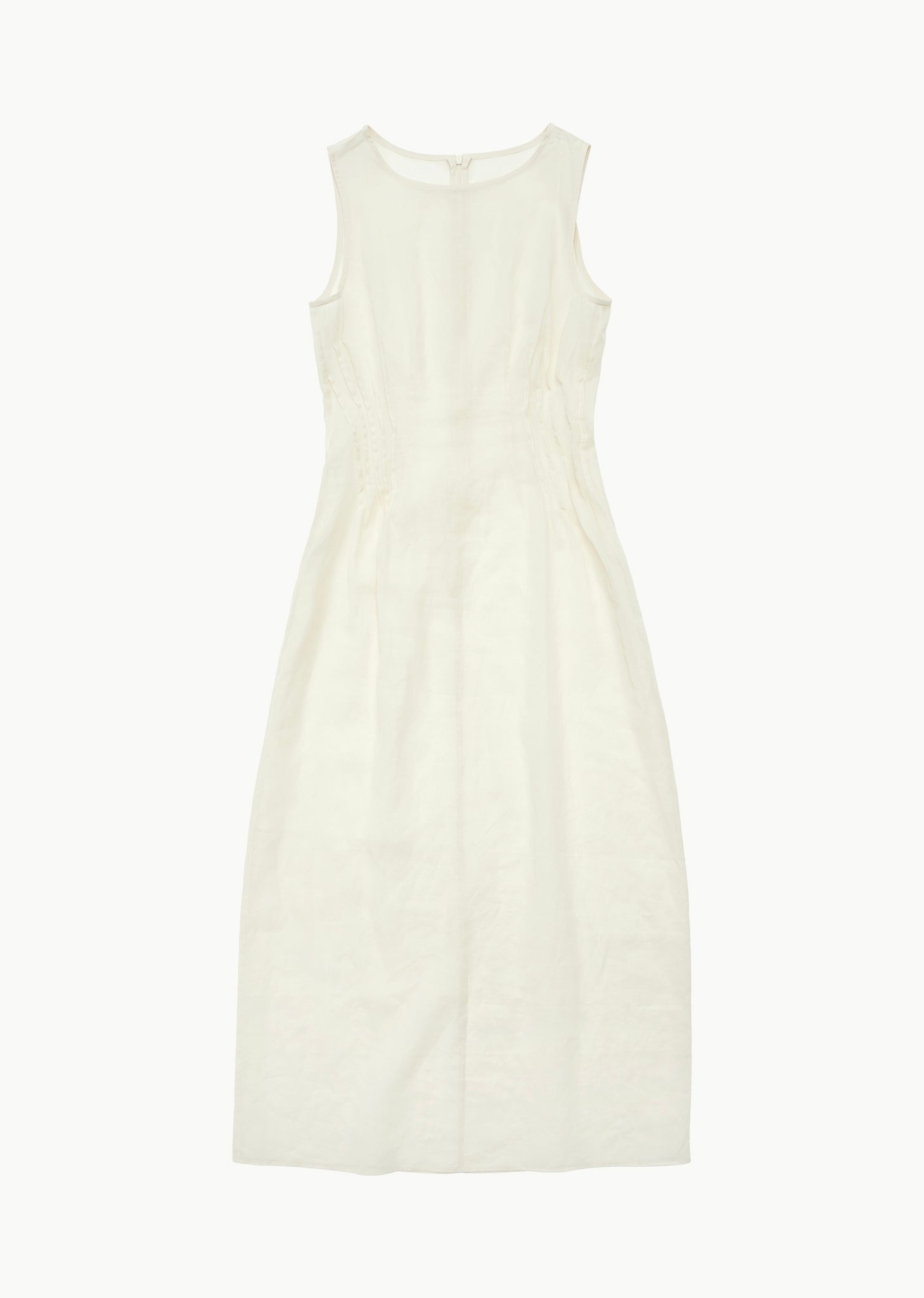 pintuck dress, ivory