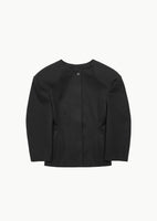 curved silhouette jacket, black - Image 1