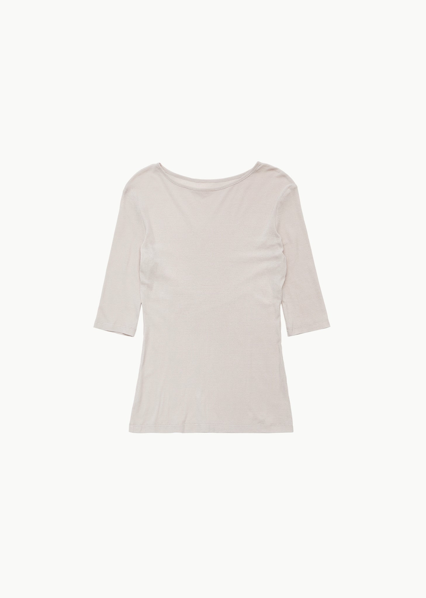round short sleeve t-shirt, beige