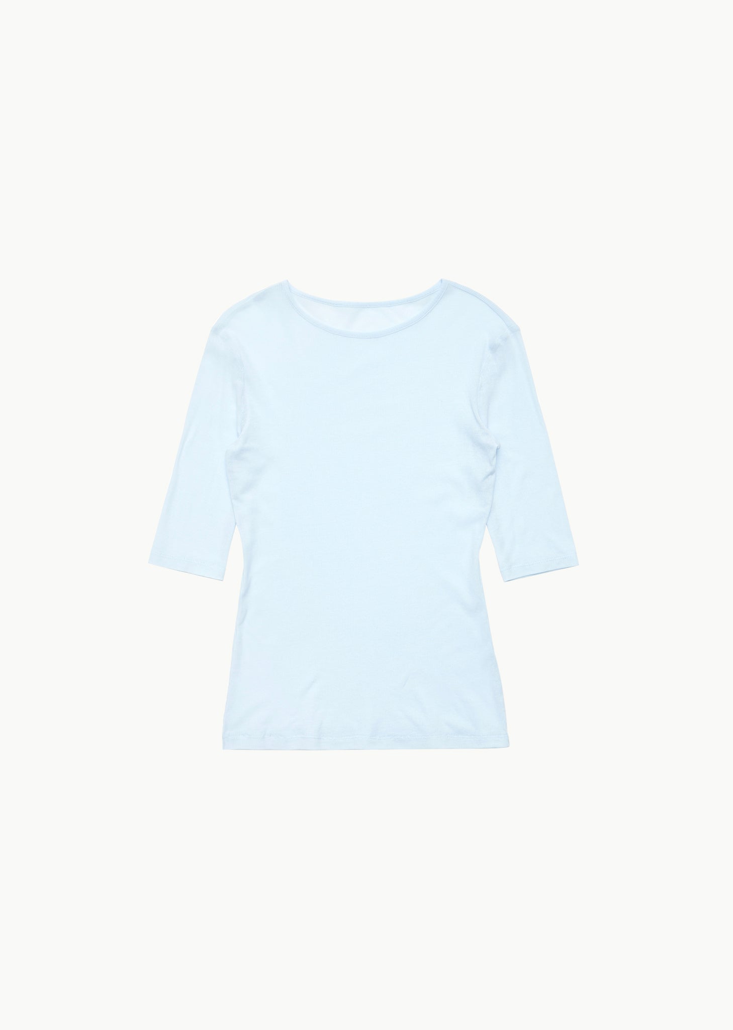 round short sleeve t-shirt, light blue