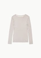 round t-shirt, beige - Image 1