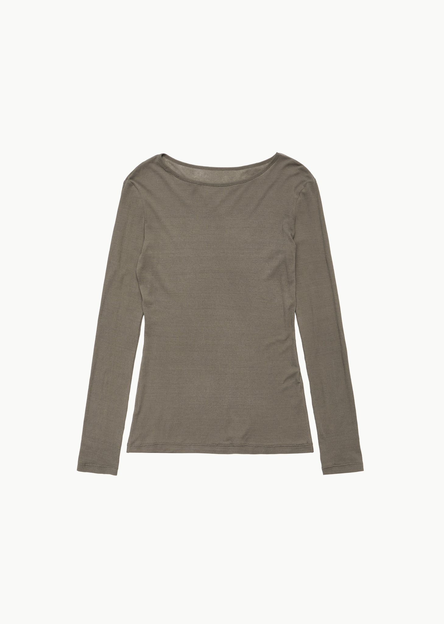 round t-shirt, brown