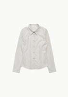 slim shirt, beige - Image 1