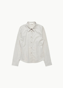 slim shirt, beige