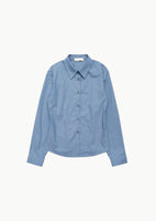 slim shirt, blue - Image 1