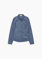 slim shirt, indigo - Image 1