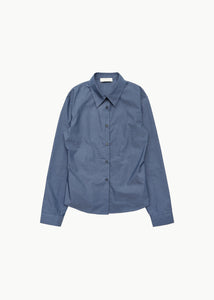 slim shirt, indigo