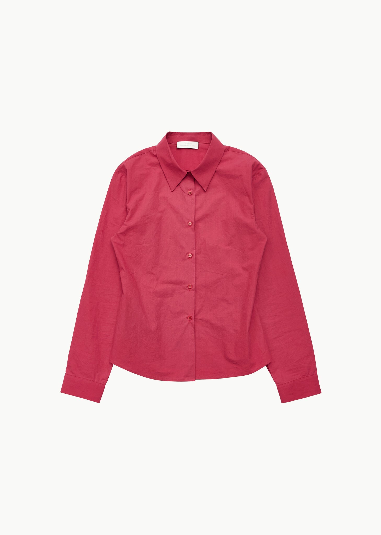 slim shirt, red