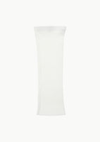 pleats long skirt, white - Image 1