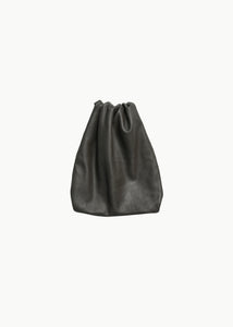 small soft leather bag, khaki