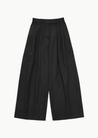 three tuck banding pants, black - Image 1