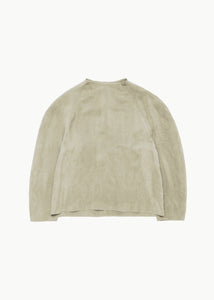 women's raglan cupro top, beige