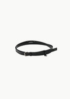 leather belt_2cm, black - Image 1