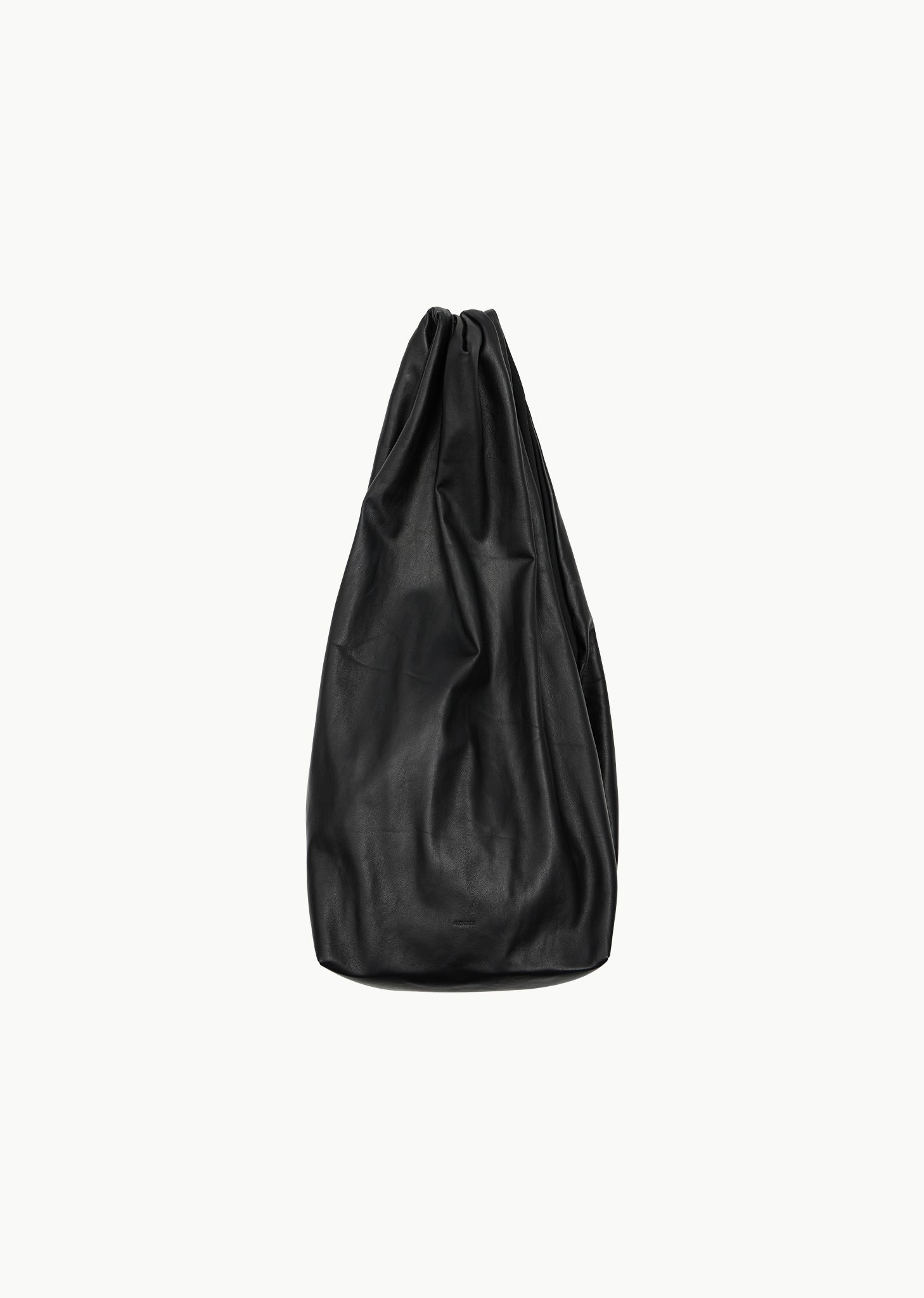 soft leather bag, black