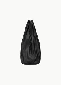 soft leather bag, black