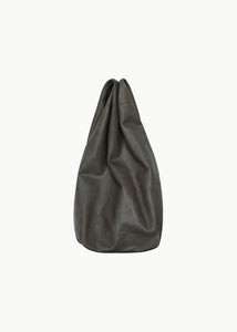 soft leather bag, khaki