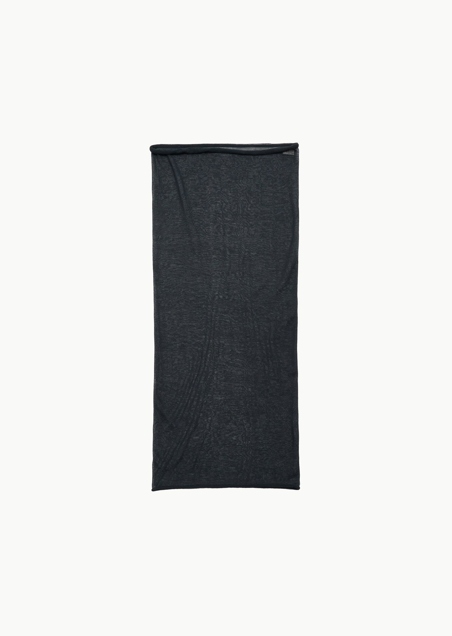 wholegarment knit sheer bandeau, charcoal