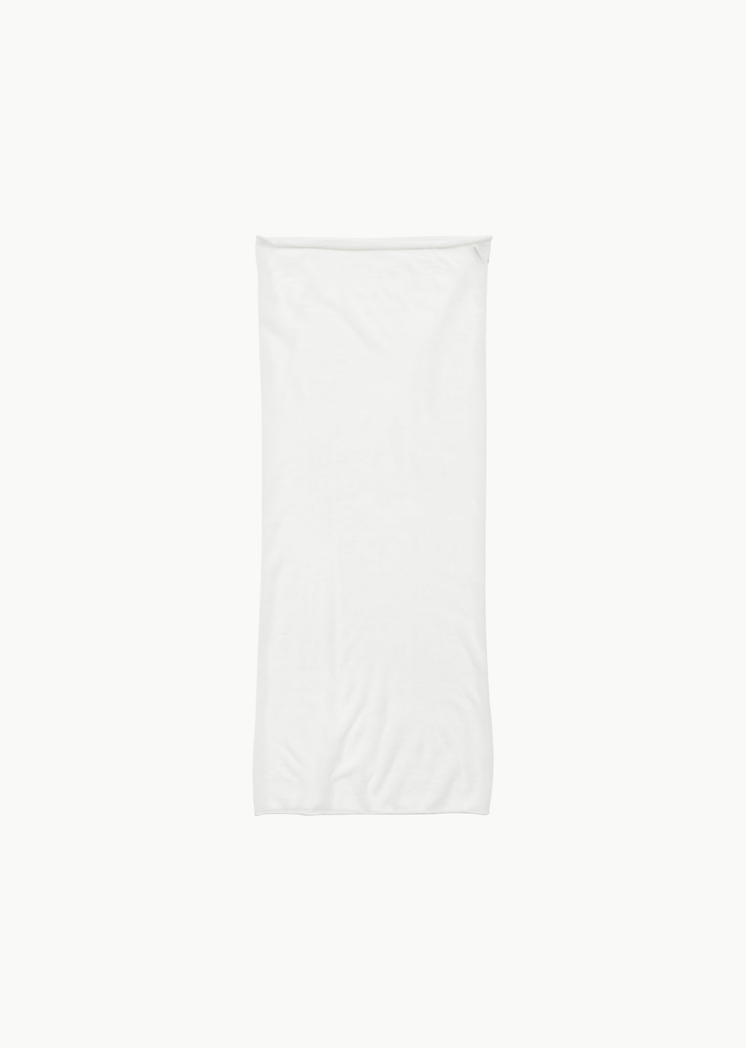 wholegarment knit sheer bandeau, white