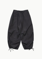 women's drawstring capri pants, charcoal - Image 1