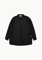 sheer cotton classic shirt, black - Image 1