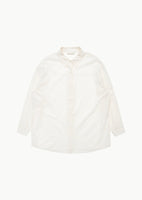 sheer cotton classic shirt, ivory - Image 1