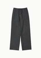 wool banding pants, grey - Image 1