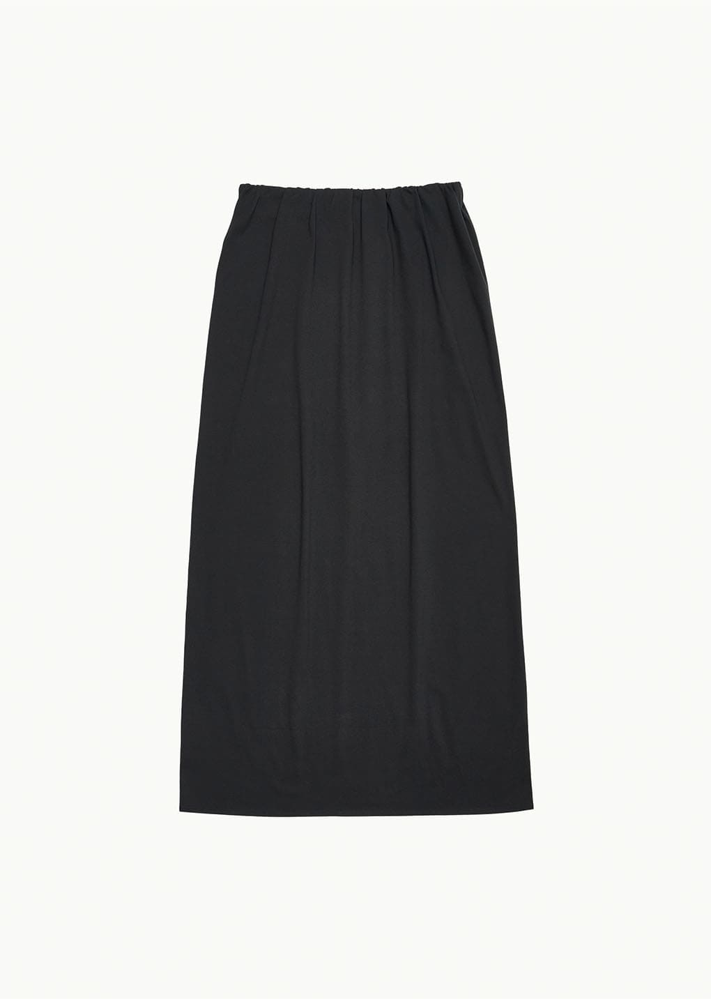 jersey maxi long skirt, charcoal