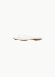 clear flip-flop, white