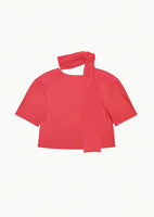 padded jersey top, red - Image 1