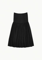 shirring culotte pants, black - Image 1