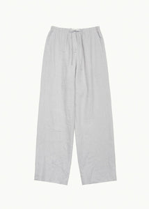 linen banding pants, light grey